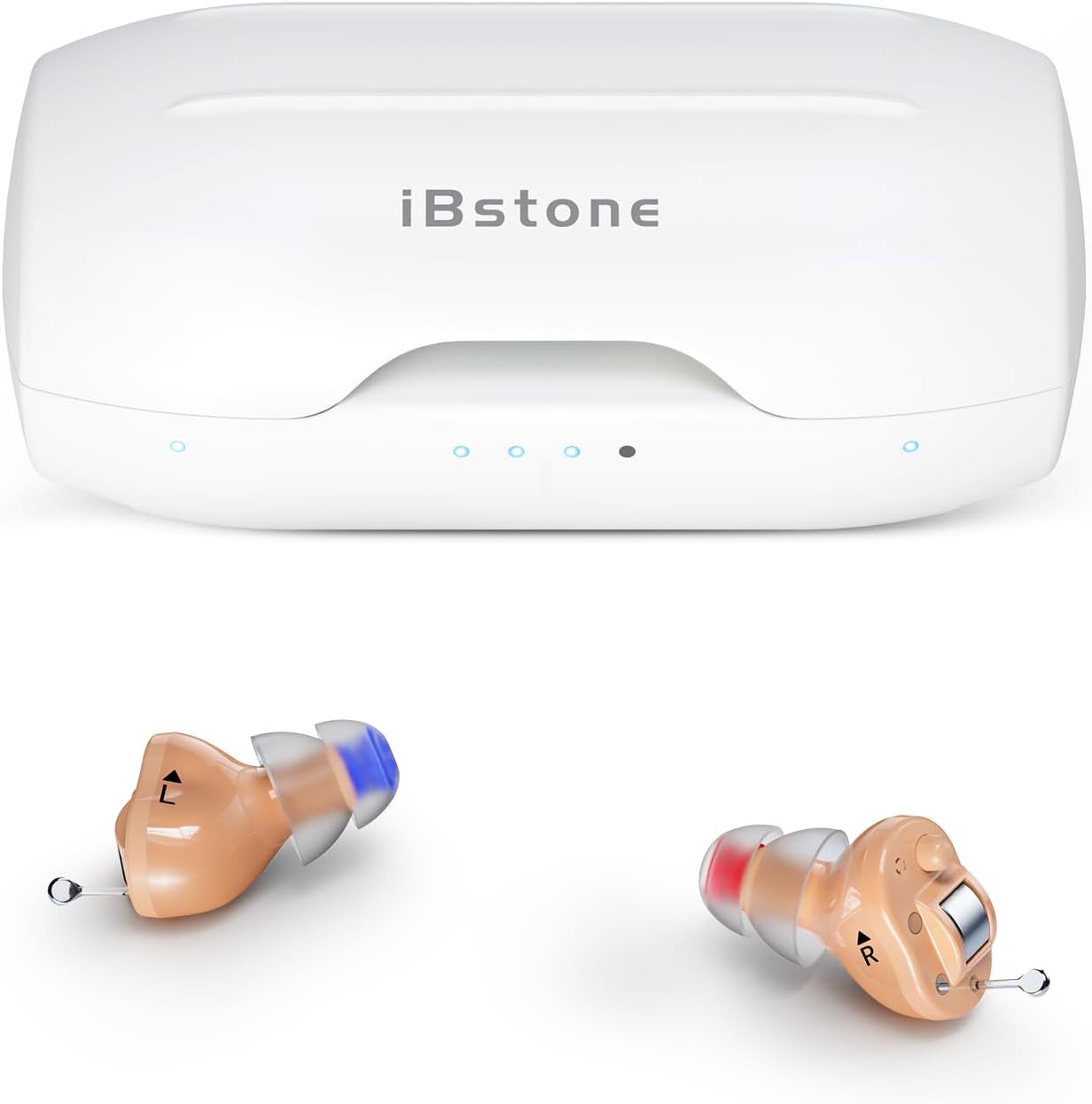 iBstone Nova White Beige Hearing Aids