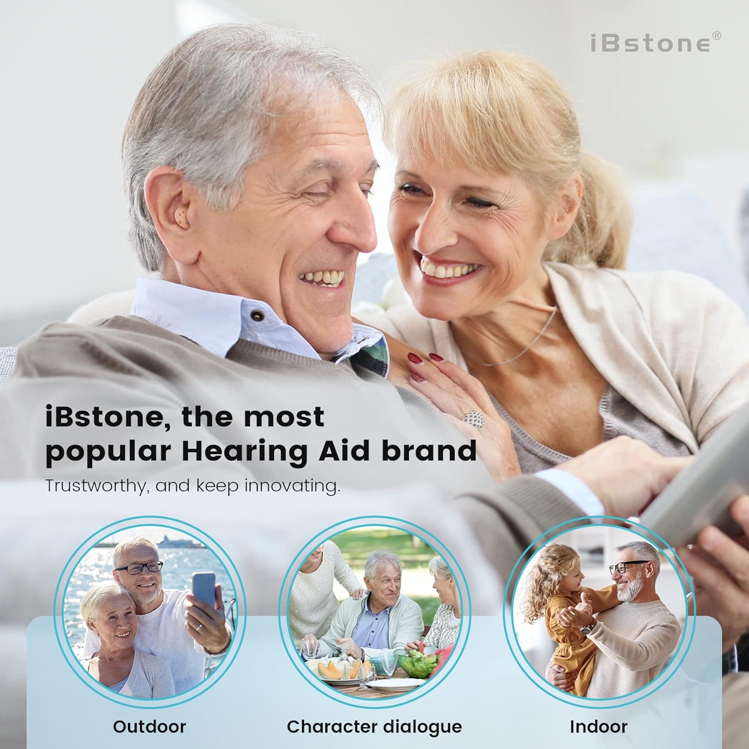 iBstone Mini-B ITE Rechargeable Hearing Aids