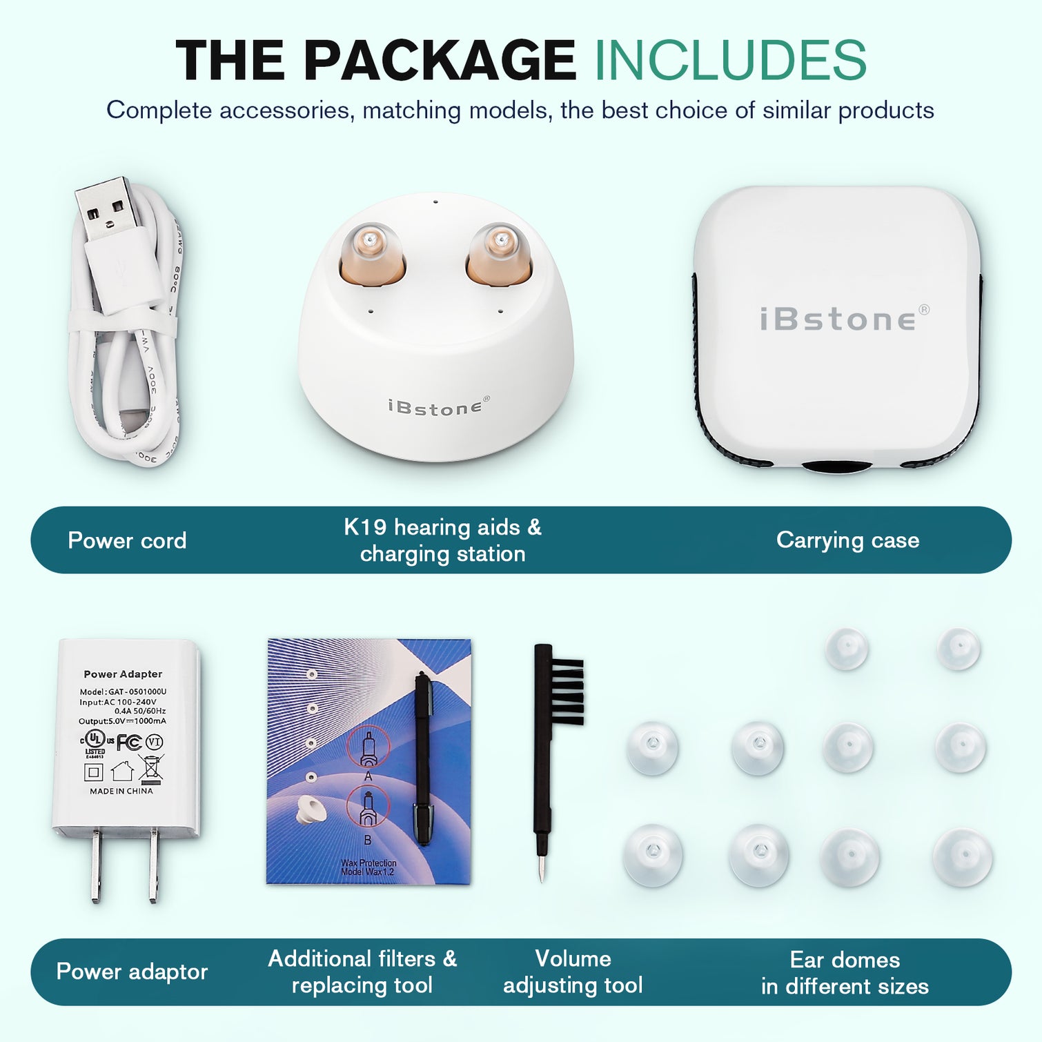 iBstone K19 CIC Hearing aids