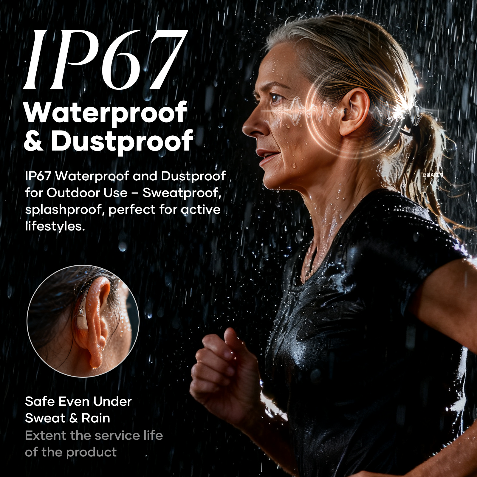 iBstone Edge Waterproof Hearing Aids