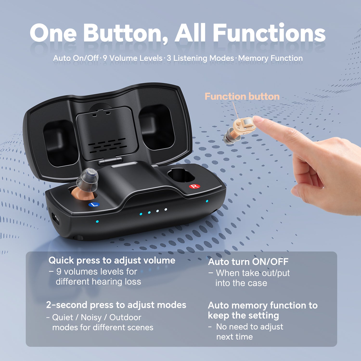 ibstone nova-c CIC rechargeable hearing aids