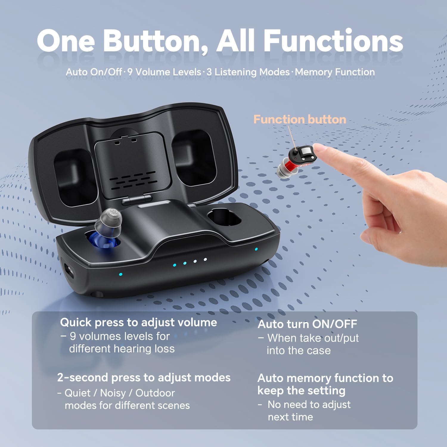 ibstone nova-b CIC rechargeable hearing aids