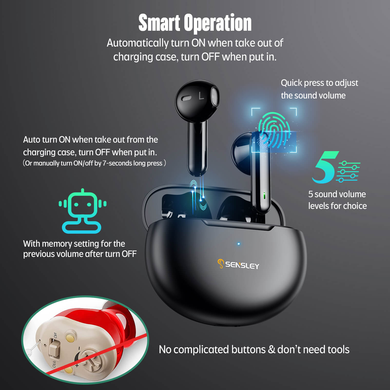 Sensley S02 Hearing Aids