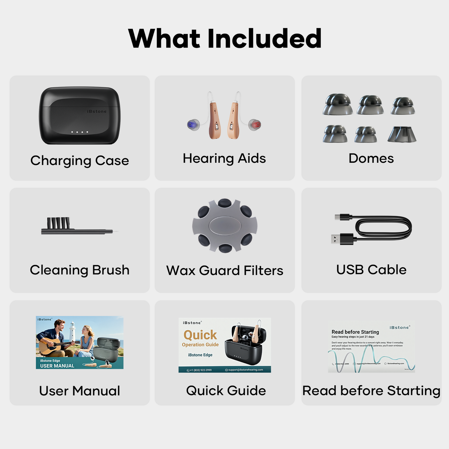 iBstone Edge Waterproof Hearing Aids