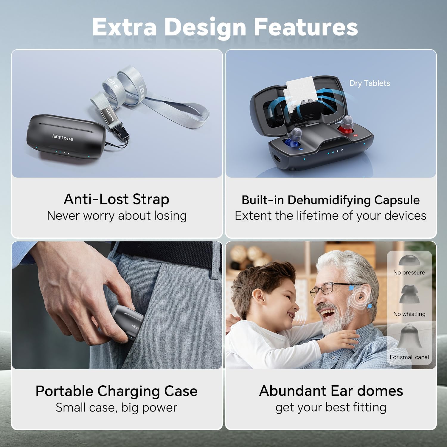 ibstone nova-b CIC rechargeable hearing aids