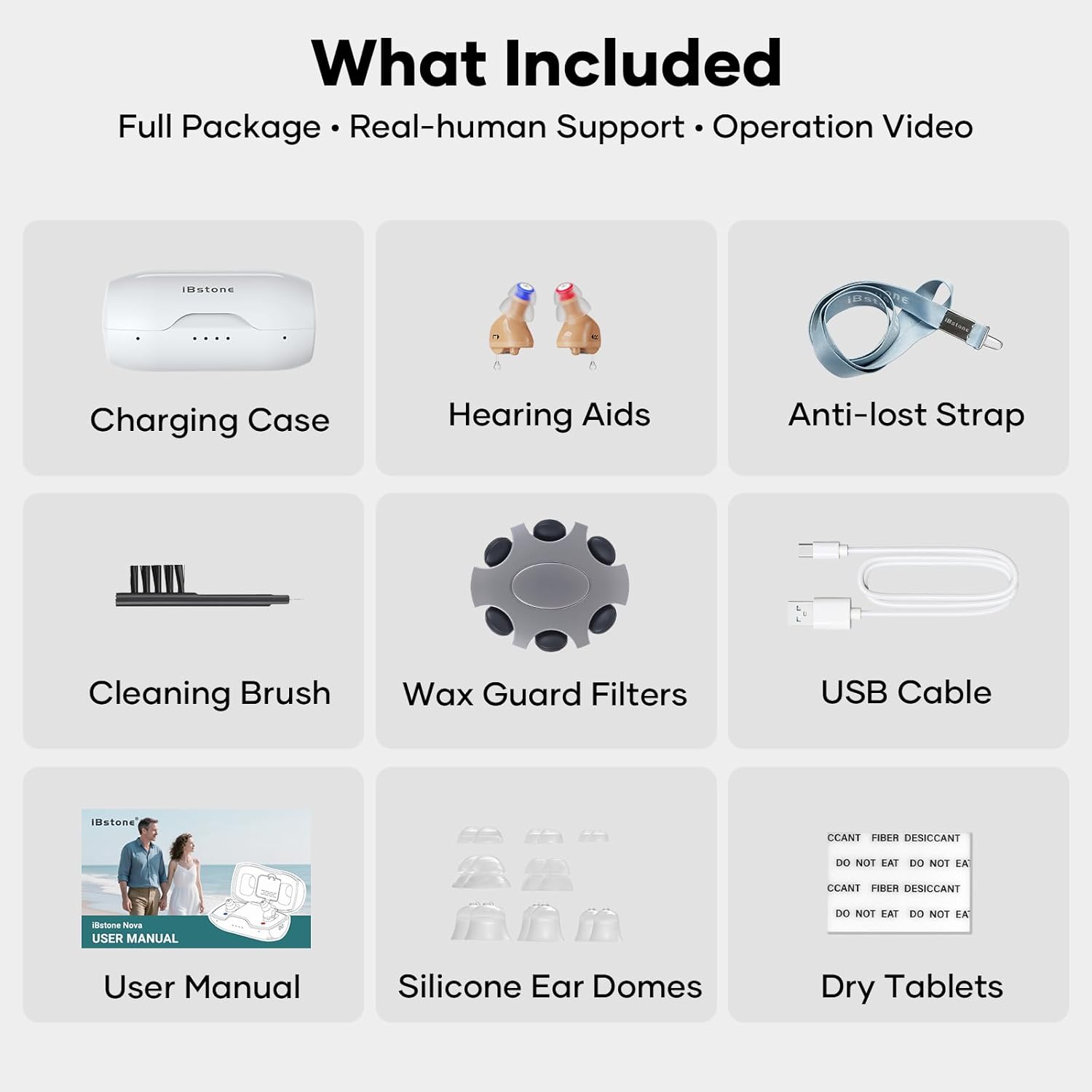 ibstone nova CIC rechargeable hearing aids
