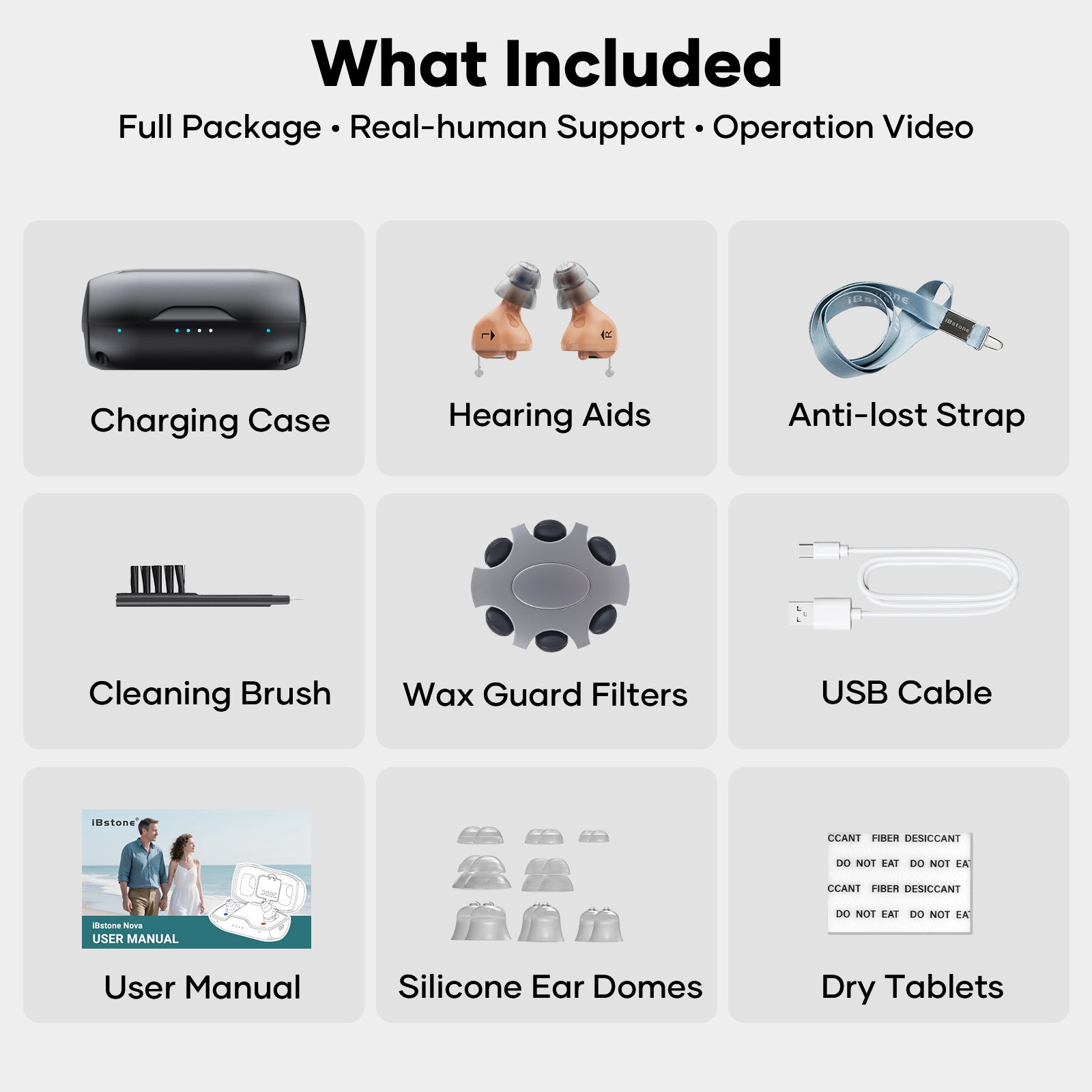 ibstone nova-c CIC rechargeable hearing aids