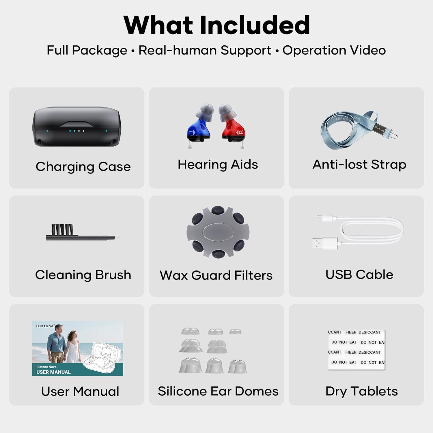 ibstone nova-b CIC rechargeable hearing aids