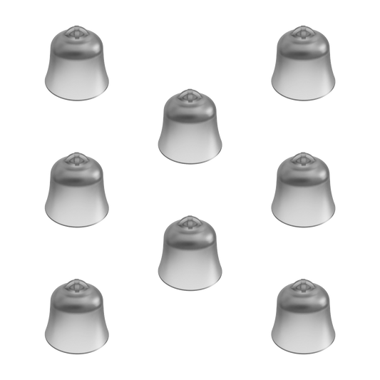 Bell Shape Ear Domes for Nova/Edge/Xpure  (Large/Medium/Small, 8 pieces)